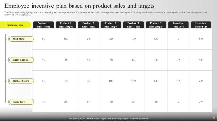 Sales incentive plan design